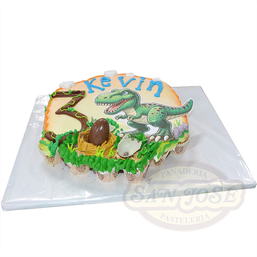 CUP CAKE DIVERSIÓN DINOSAURIOS