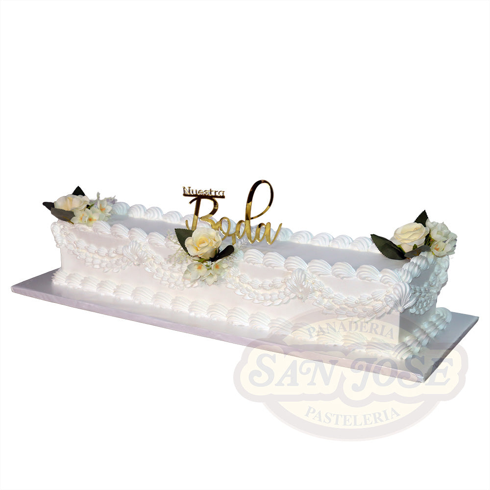 LONG CAKE BODA 50 PERSONAS