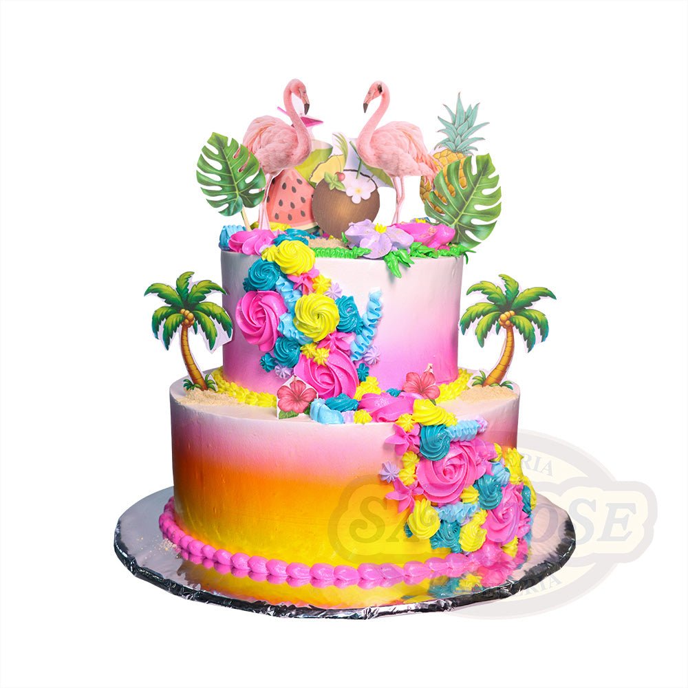 2 CAPAS FLAMINGO