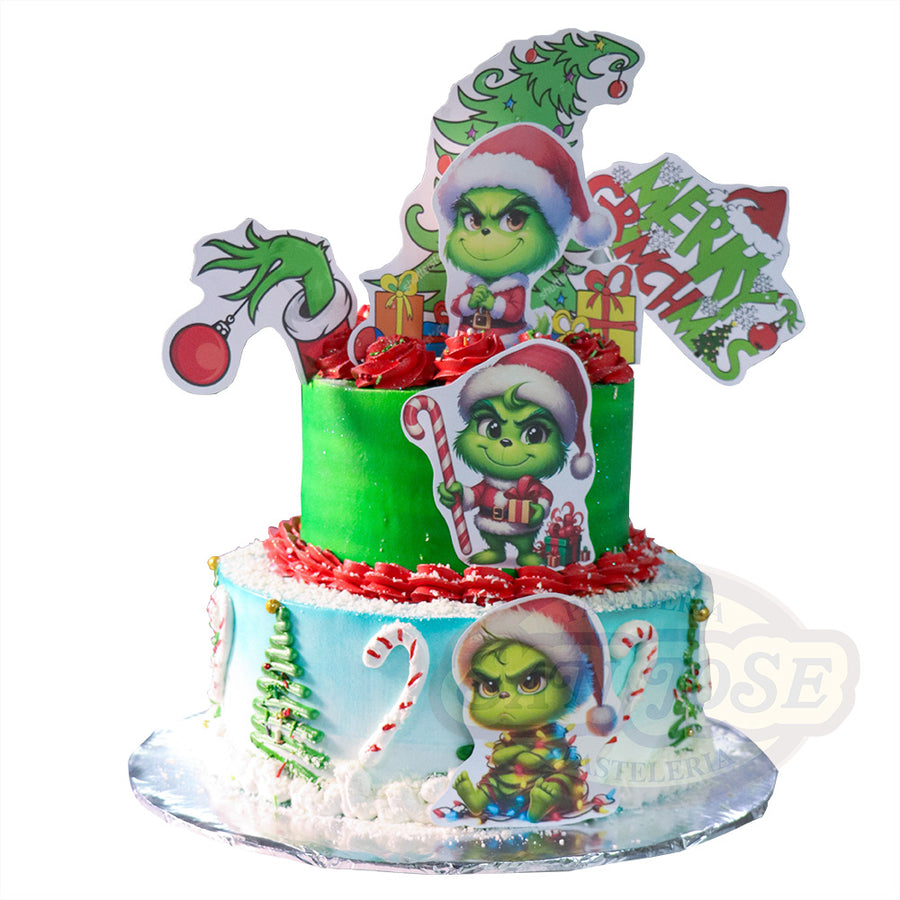 2 CAPAS GRINCH CON CARAMELOS