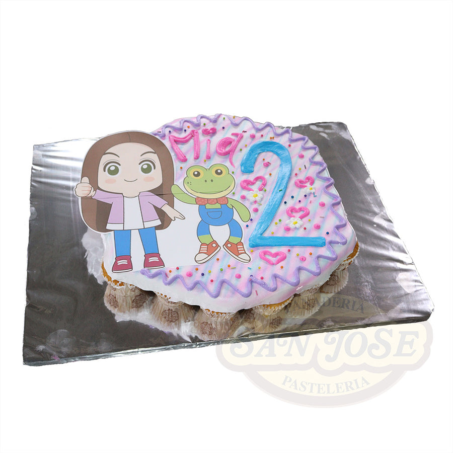CUP CAKE DIVERSIÓN LARA CAMPOS