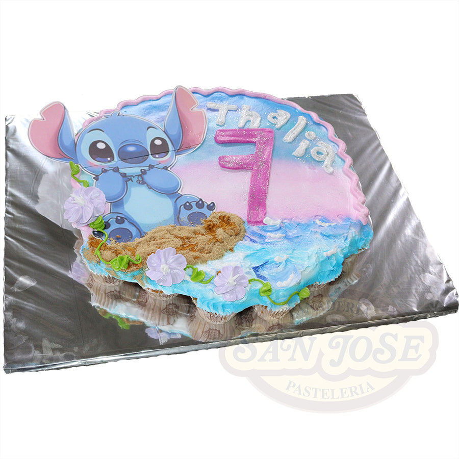 CUP CAKE DIVERSIÓN STITCH