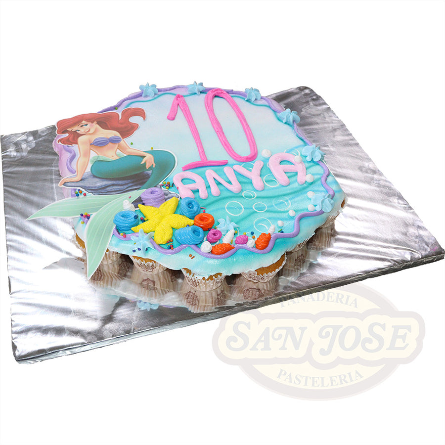 CUP CAKE DIVERSIÓN SIRENITA