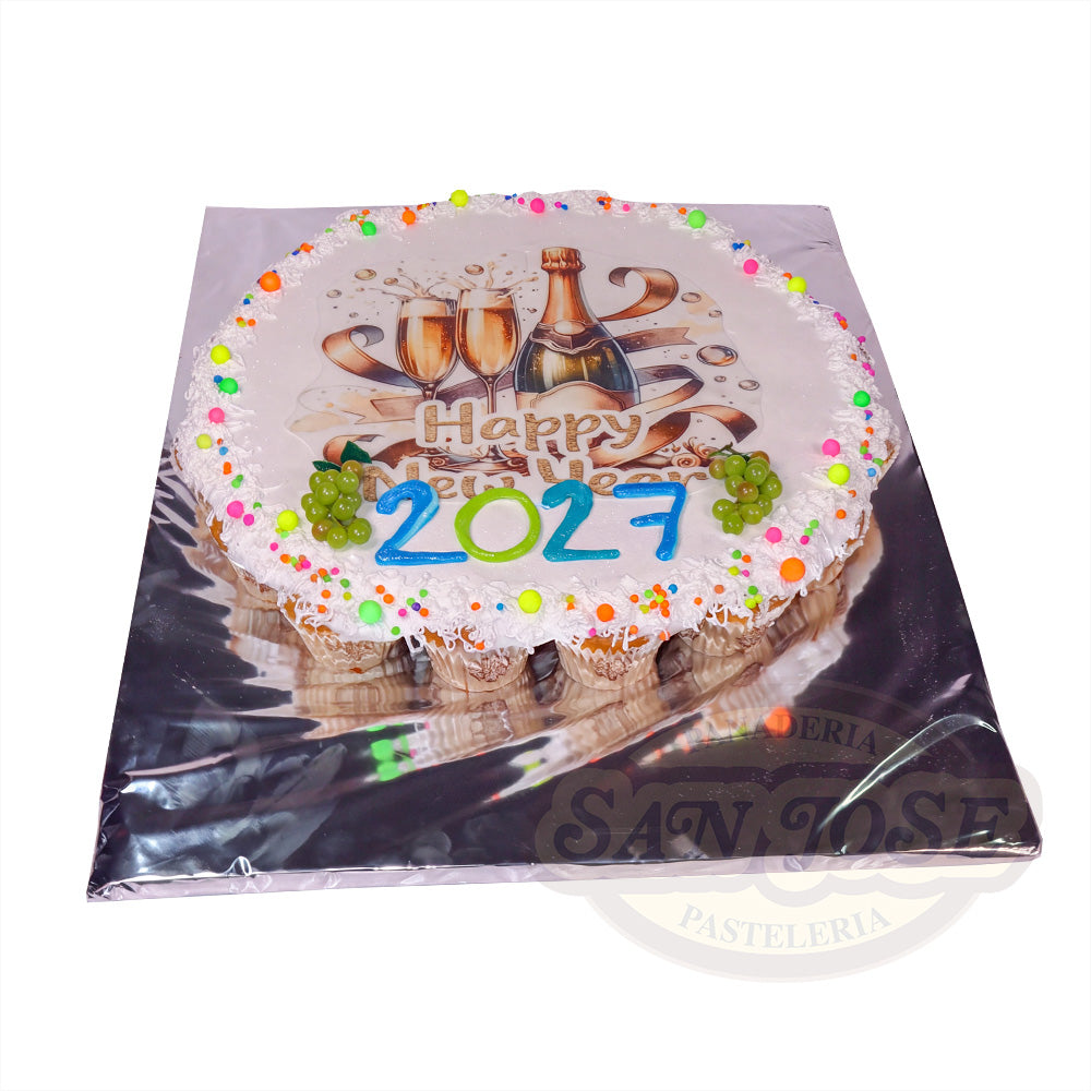 CUP CAKE DIVERSIÓN AÑO NUEVO 2027
