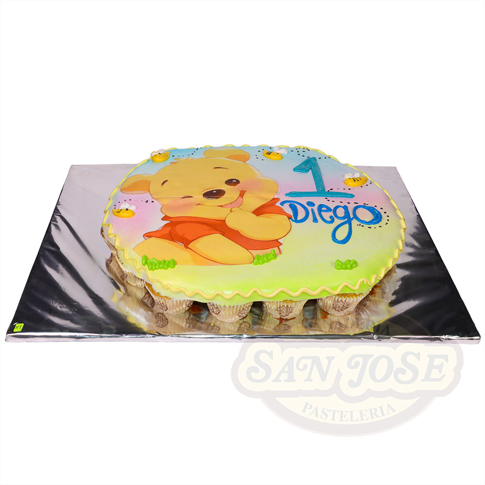 CUP CAKE DIVERSIÓN POOH BABY