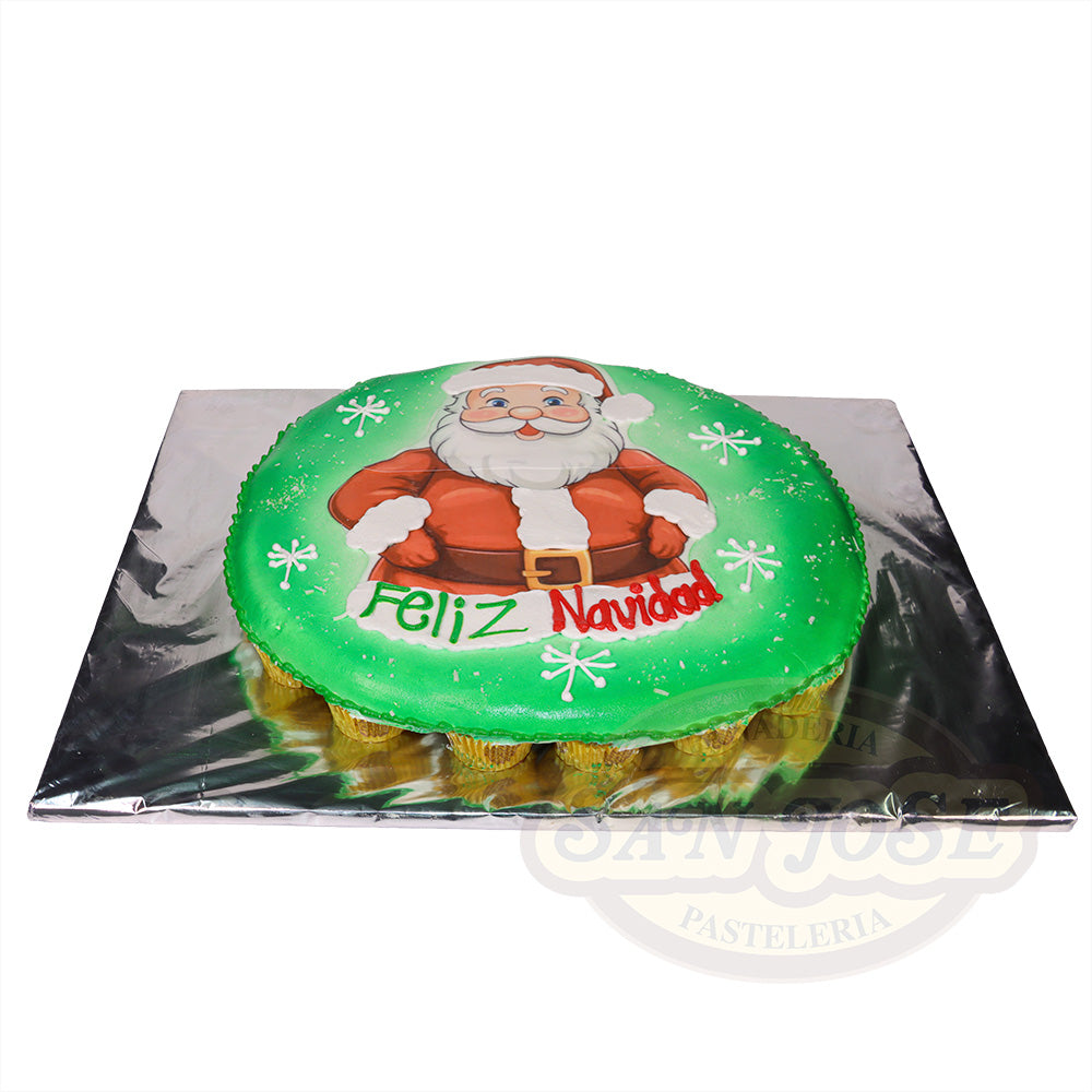 CUP CAKE SANTA CLAUS