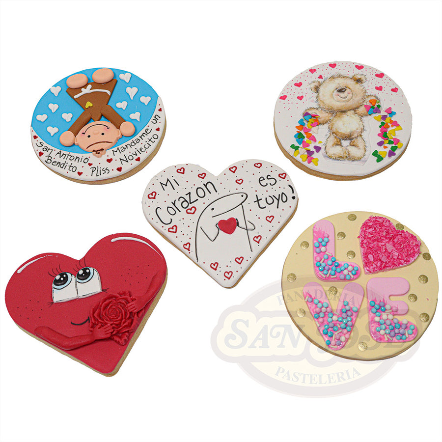 GALLETA C/FONDANT SAN VALENTIN