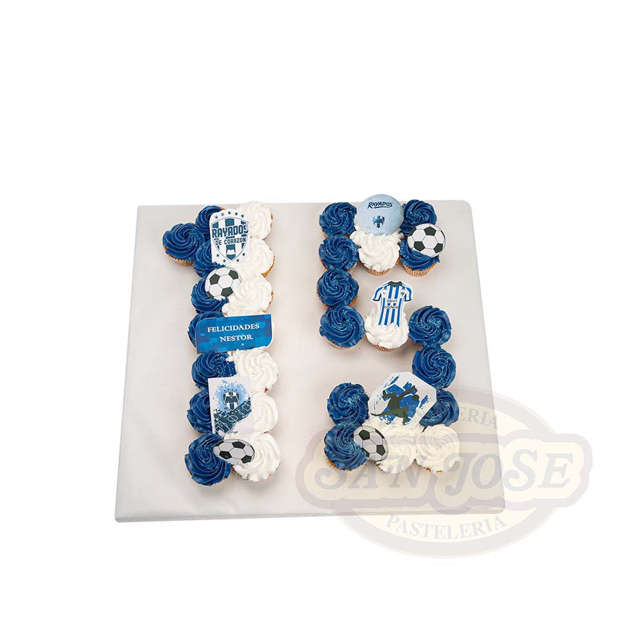 HAPPY CAKE NUMERO RAYADOS