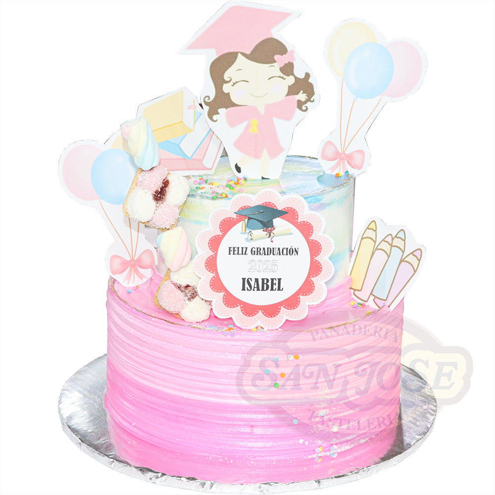 2 CAPAS GRADUACIÓN NIÑA CON GLOBOS