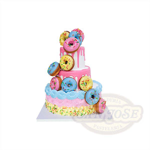 MINI DONUTS CAKE