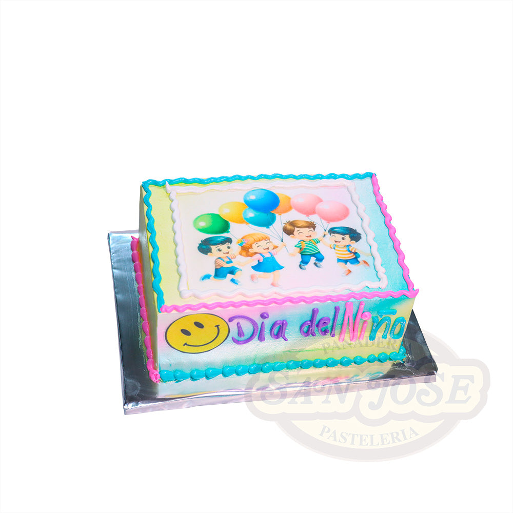 MINI PLANCHA NIÑOS CON GLOBOS