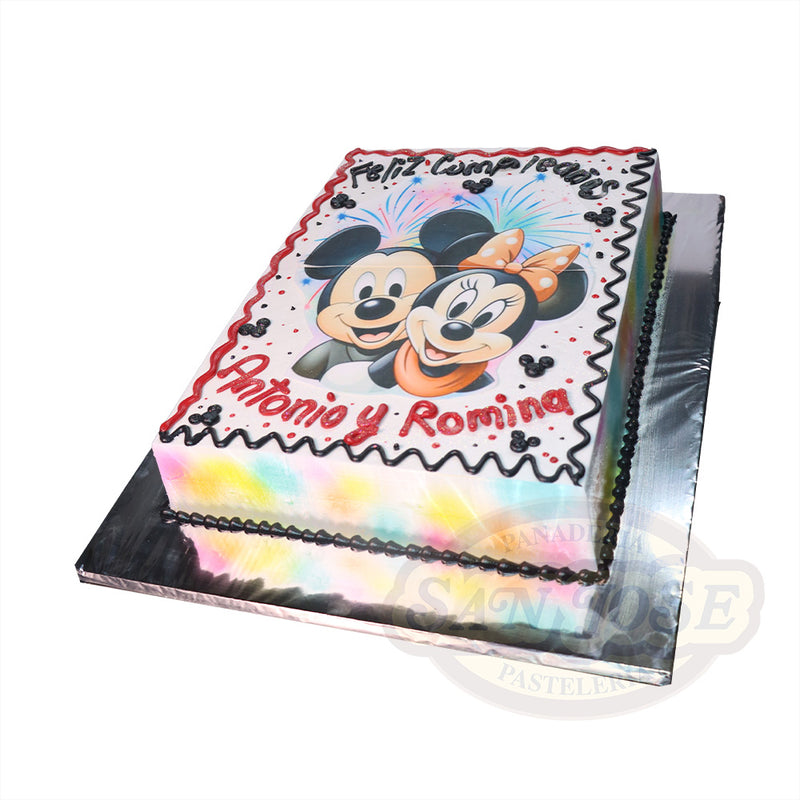Minnie y Mickey Happy
