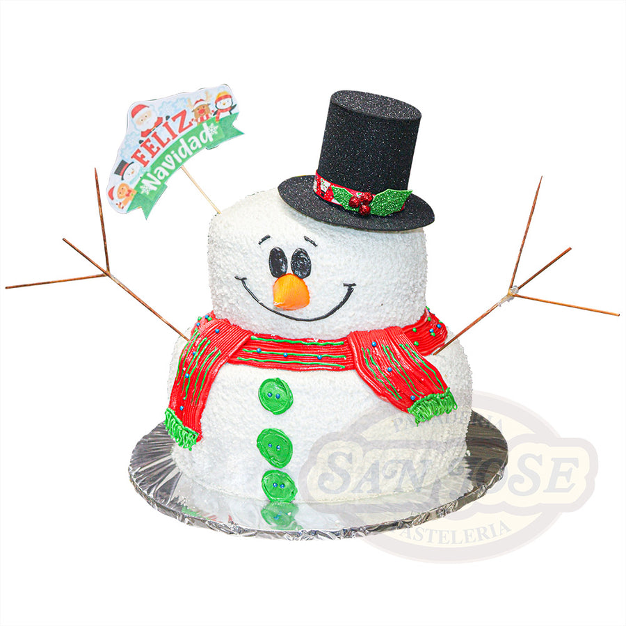 MONO DE NIEVE CON SOMBRERO