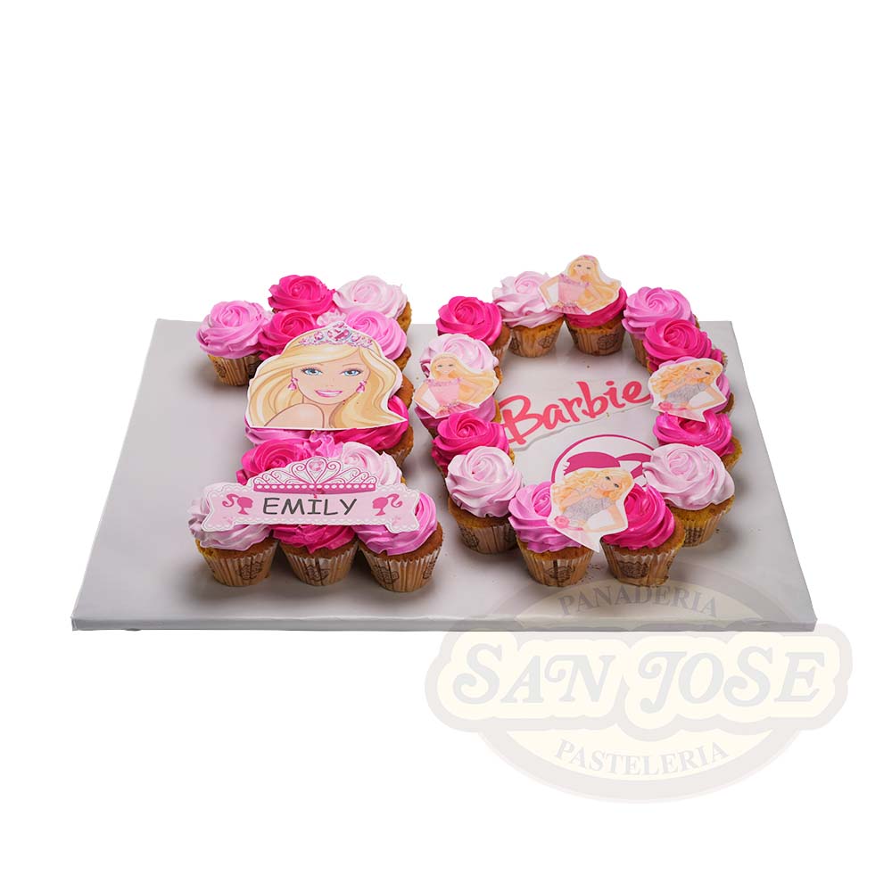 Happy Cake Número Barbie