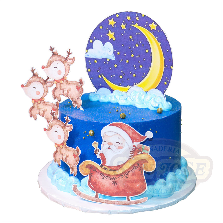 PEQUE SANTA EN TRINEO