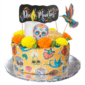 detalle colibri dia de muertos