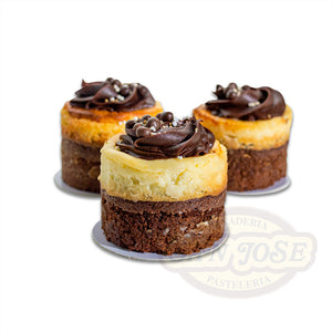 Postre Brownie con Queso