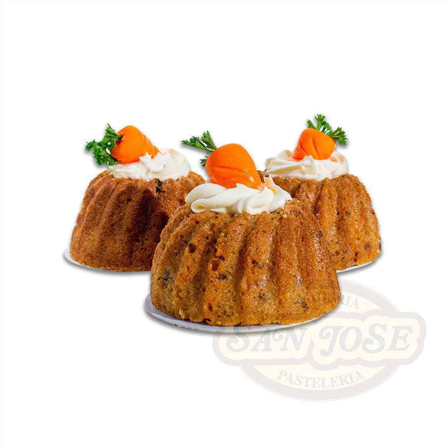 Postre Pastelito de Zanahoria