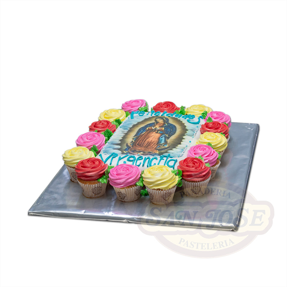 Virgencita con Rosas Kekis