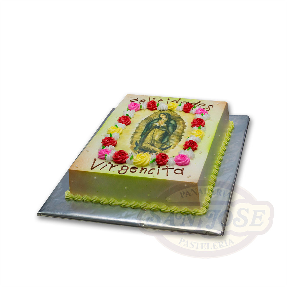Virgencita Con Rosas