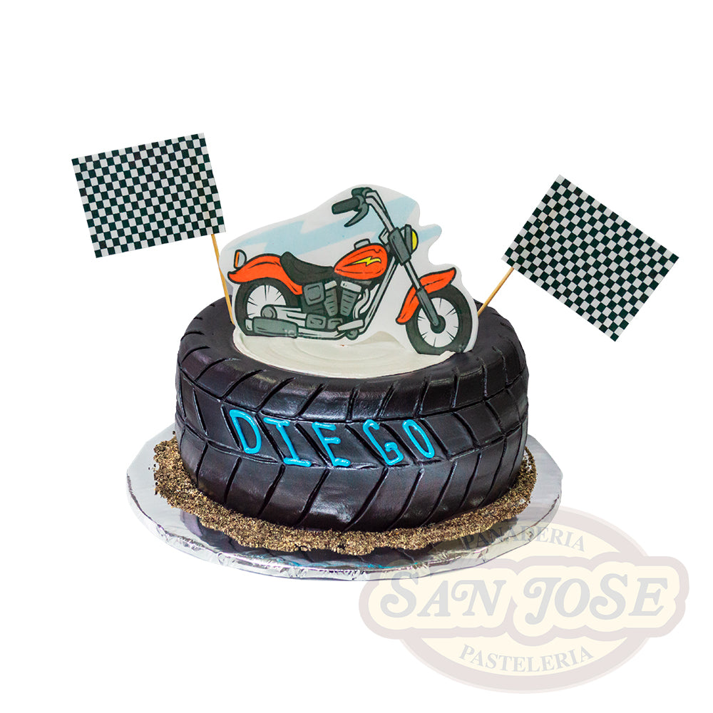Detalle Llanta y Moto