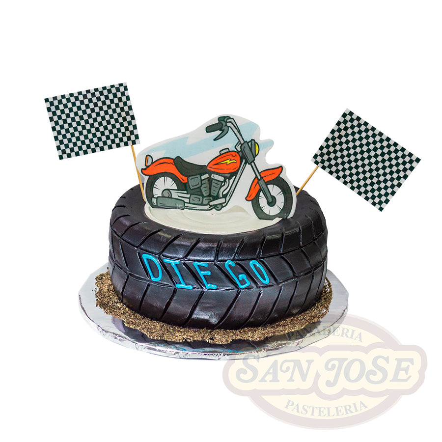 Detalle Llanta y Moto