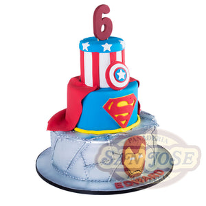 Superhéroes Fondant